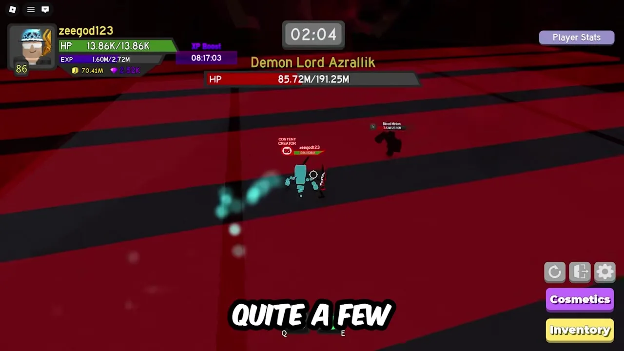 Dungeon Quest Reborn Temple start context after a redeem attempt