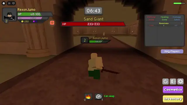 Dungeon Quest Reborn dungeon clear into loot and upgrade decision